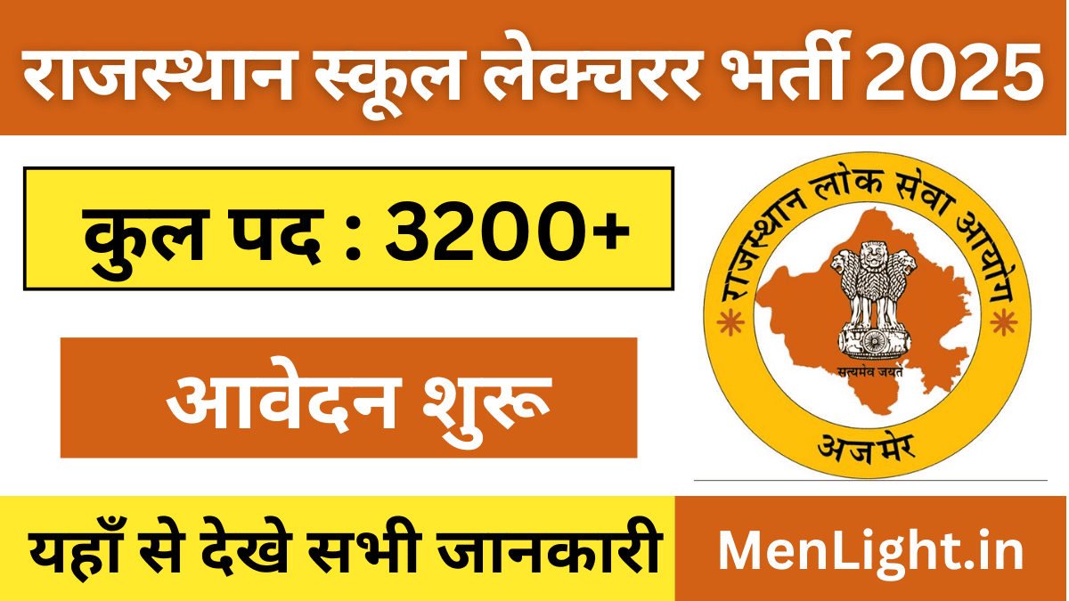 RPSC 1st Grade Teacher Vacancy 2025 Apply